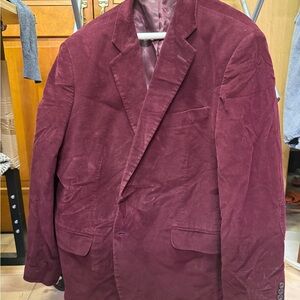 Men's Burgundy Blazer